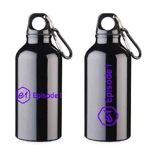 Branded Aluminium 400ml Oregon Drinking Bottles With Karabiner